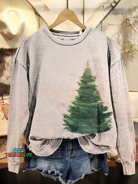 Christmas Tree Casual Sweatshirt