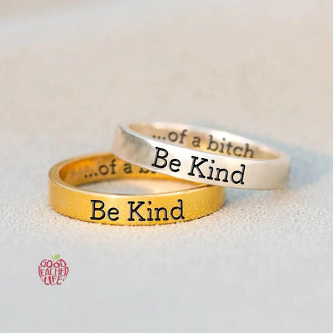 Be Kind...Of A Bi♥︎ch s925 sterling silver Ring