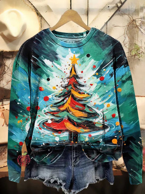 Christmas Tree Casual Sweatshirt