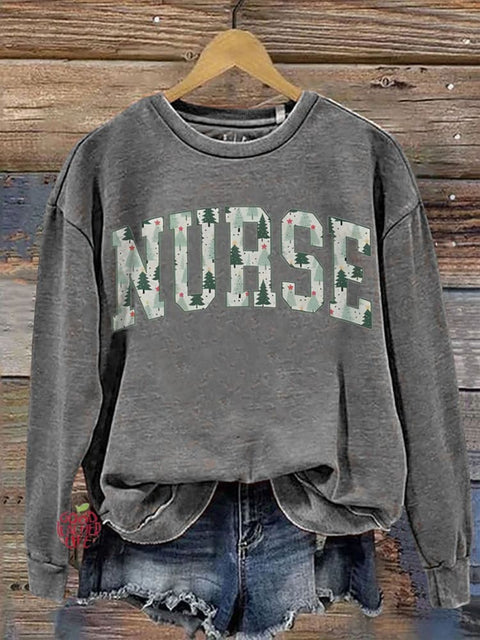 Nurse Christmas tree Casual  Sweatshirt