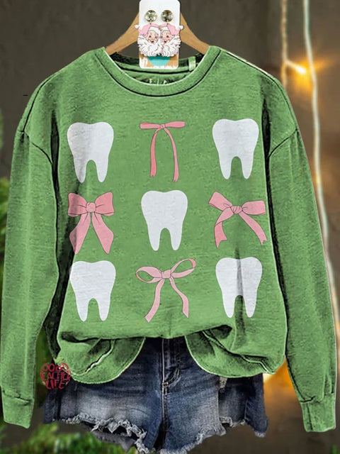 Christmas Dental Future Dentist Gift for Dental Casual  Sweatshirt