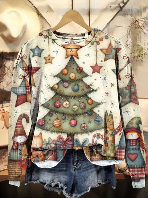 Christmas Tree Casual Sweatshirt