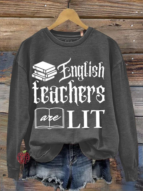 English Teacher Casual Sweatshirt