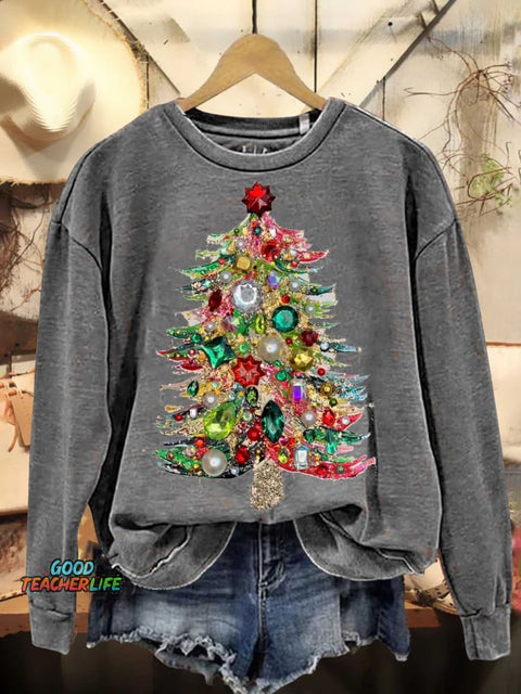 Christmas Tree Casual Sweatshirt