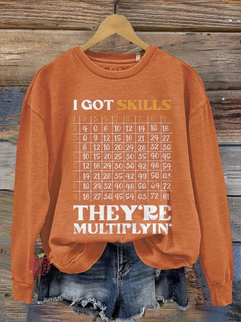 Math Teacher Casual  Sweatshirt