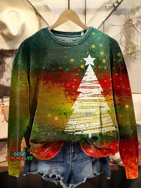 Christmas Tree Casual Sweatshirt