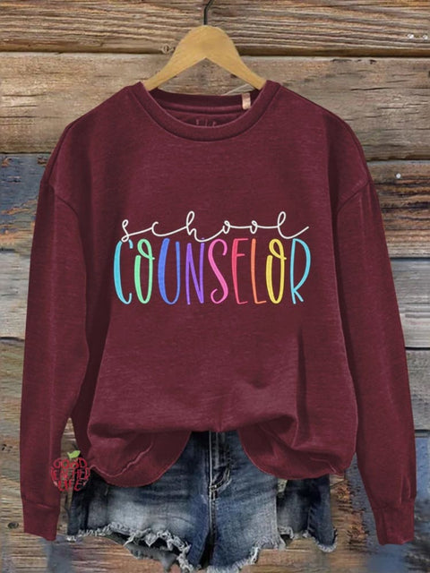 Counselor Art Print Casual Sweatshirt