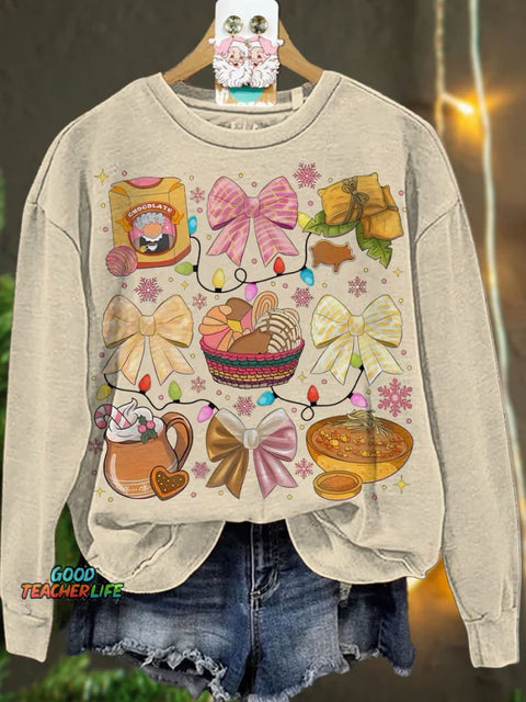 Christmas Tis The Season Mexican Christmas Casual  Sweatshirt