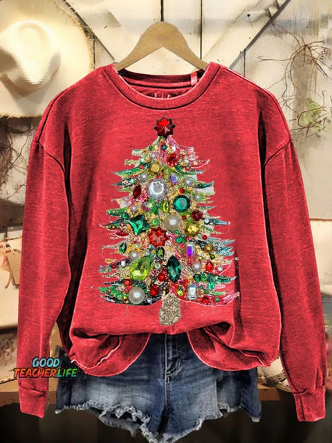 Christmas Tree Casual Sweatshirt