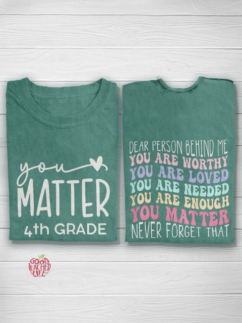 Fourth Grade Teacher Creative Design Teacher T-shirt