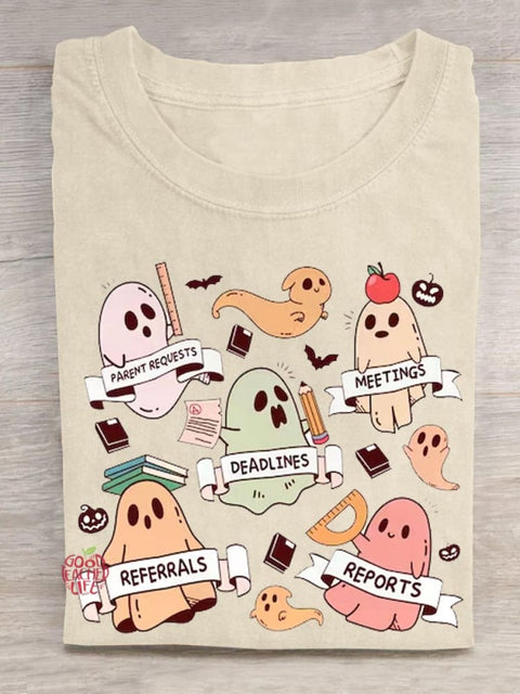 School Teacher Halloween T-shirt