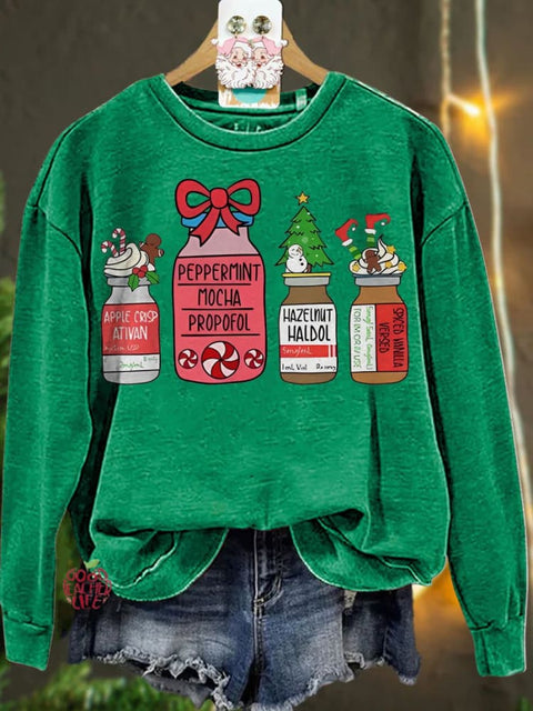 Christmas Nurse Casual  Sweatshirt