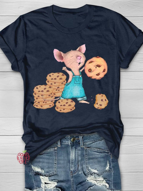 If You Give A Mouse A Cookie Toddler Youth and Adult Teacher T-shirt