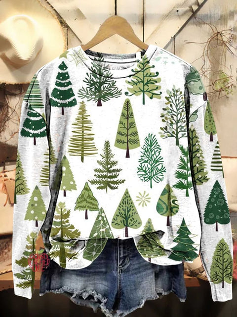 Christmas Tree Casual Sweatshirt