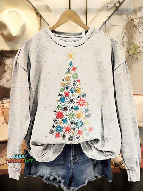 Christmas Tree Casual Sweatshirt