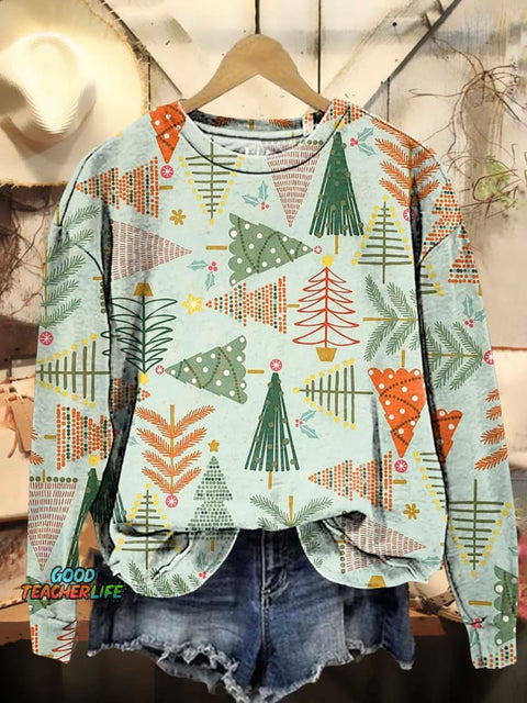 Christmas Tree Casual Sweatshirt