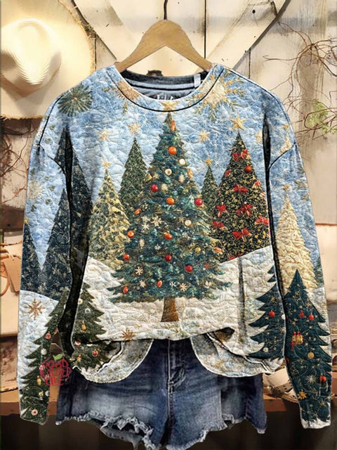 Christmas Bow Christmas tree Casual  Sweatshirt