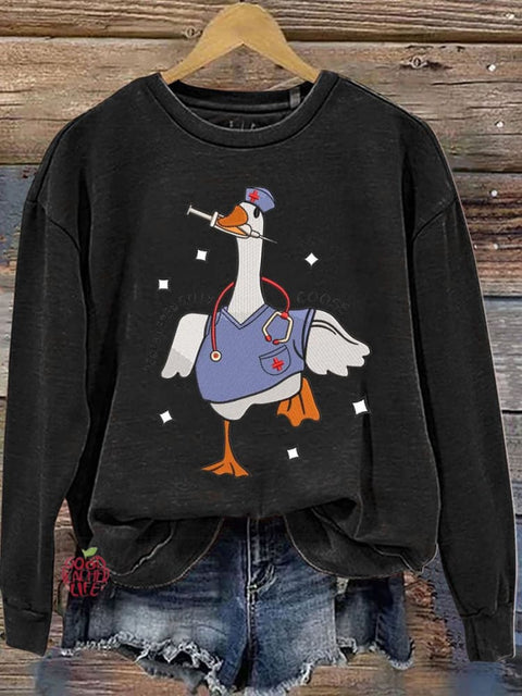 Silly Goose Registered Nurse Casual  Sweatshirt