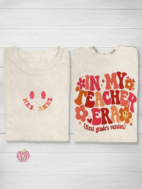 Custom In My Cool Teacher Era Teacher T-Shirt