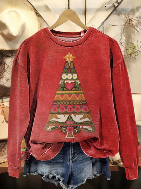 Christmas Tree Casual Sweatshirt