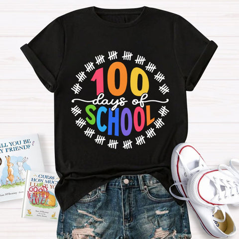 Happy 100 Days of School T-Shirt