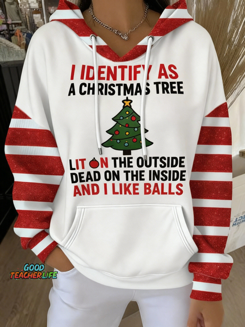 Ugly Christmas Sweater Hooded Sweatshirt