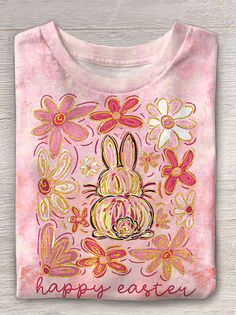 Bohemian Easter Crew Neck T-shirt