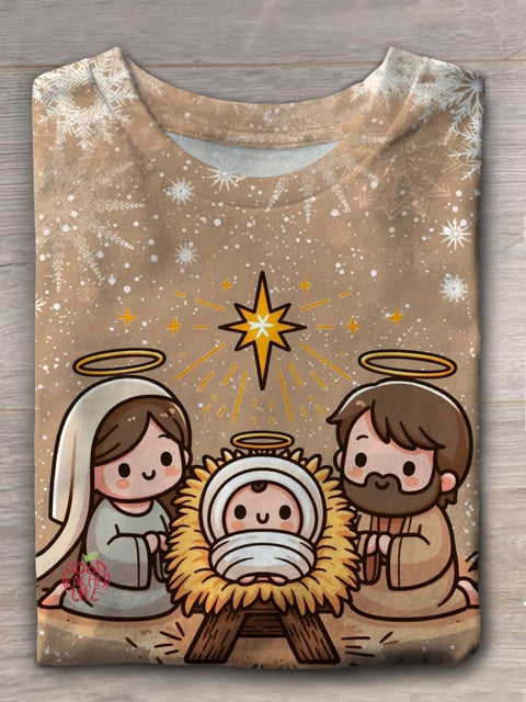 How Cute And Beautiful Crew Neck T-shirt