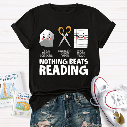 Nothing Beats Reading Teacher T-Shirt