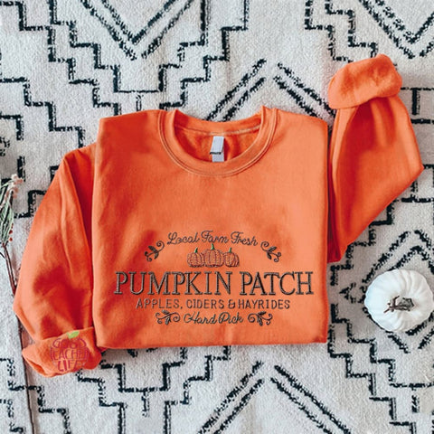 Eagerlys Fall Pumpkin Patch Sweatshirt