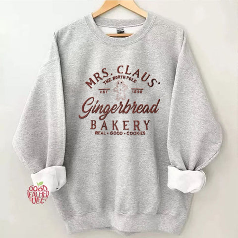 XMAS MRS. Santa Claus Bakery Sweatshirt