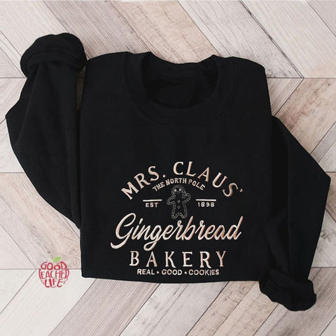 XMAS MRS. Santa Claus Bakery Sweatshirt