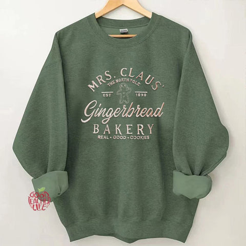 XMAS MRS. Santa Claus Bakery Sweatshirt