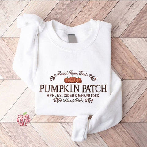 Eagerlys Fall Pumpkin Patch Sweatshirt