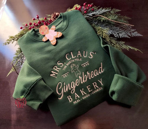 XMAS MRS. Santa Claus Bakery Sweatshirt