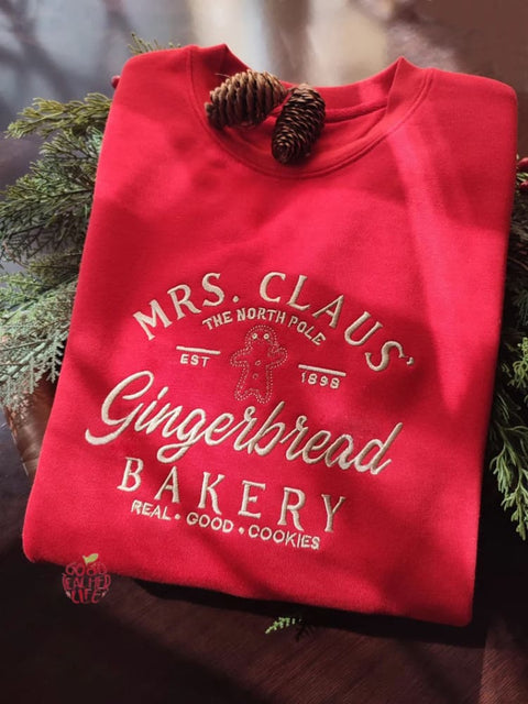 XMAS MRS. Santa Claus Bakery Sweatshirt