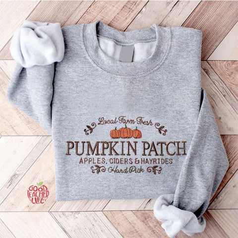 Eagerlys Fall Pumpkin Patch Sweatshirt