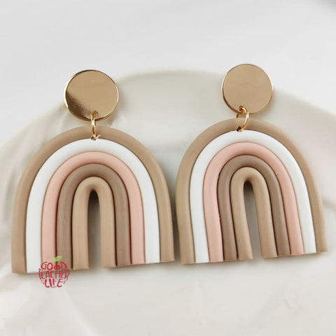 Clay Rainbow Fashion Earrings