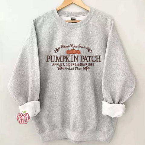 Eagerlys Fall Pumpkin Patch Sweatshirt